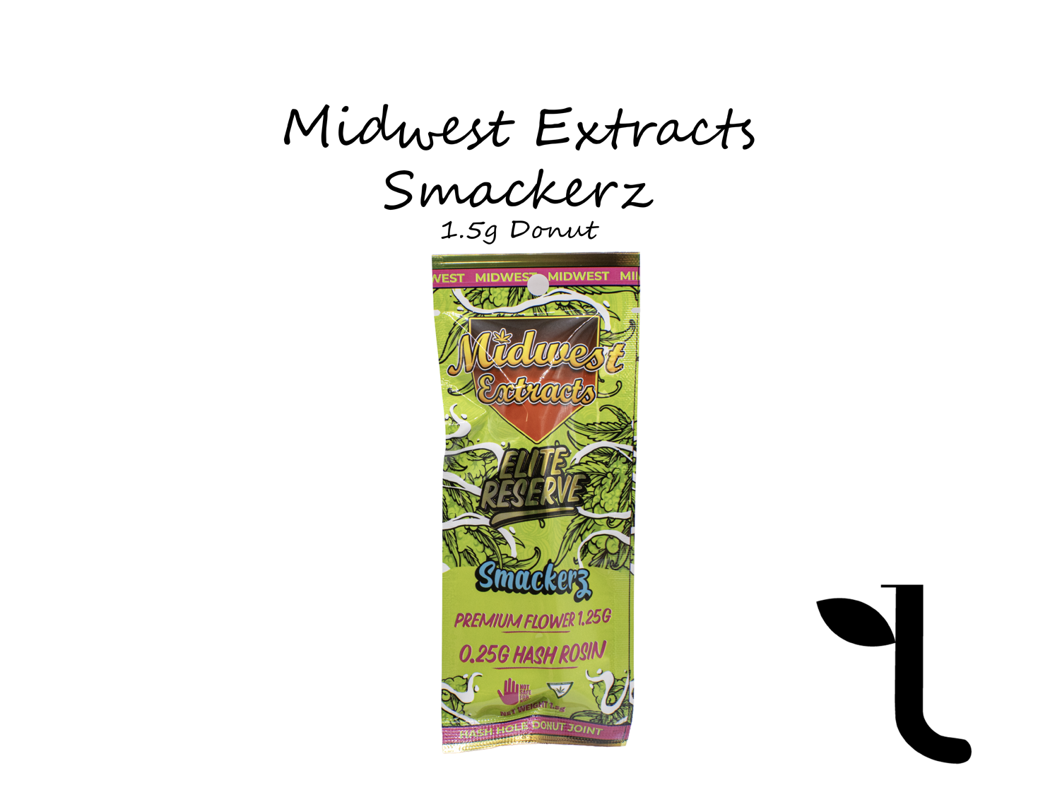 Photograph of product: Midwest Extracts | Smakerz | 1.5g Rosin Donut