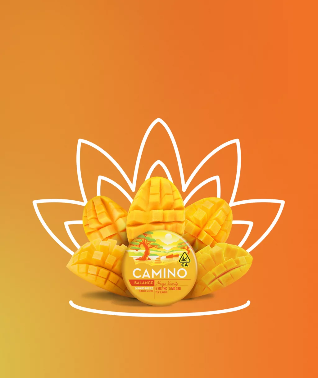 Photograph of product: Camino - Mango Serenity 1:1 THC:CBD - 200mg
