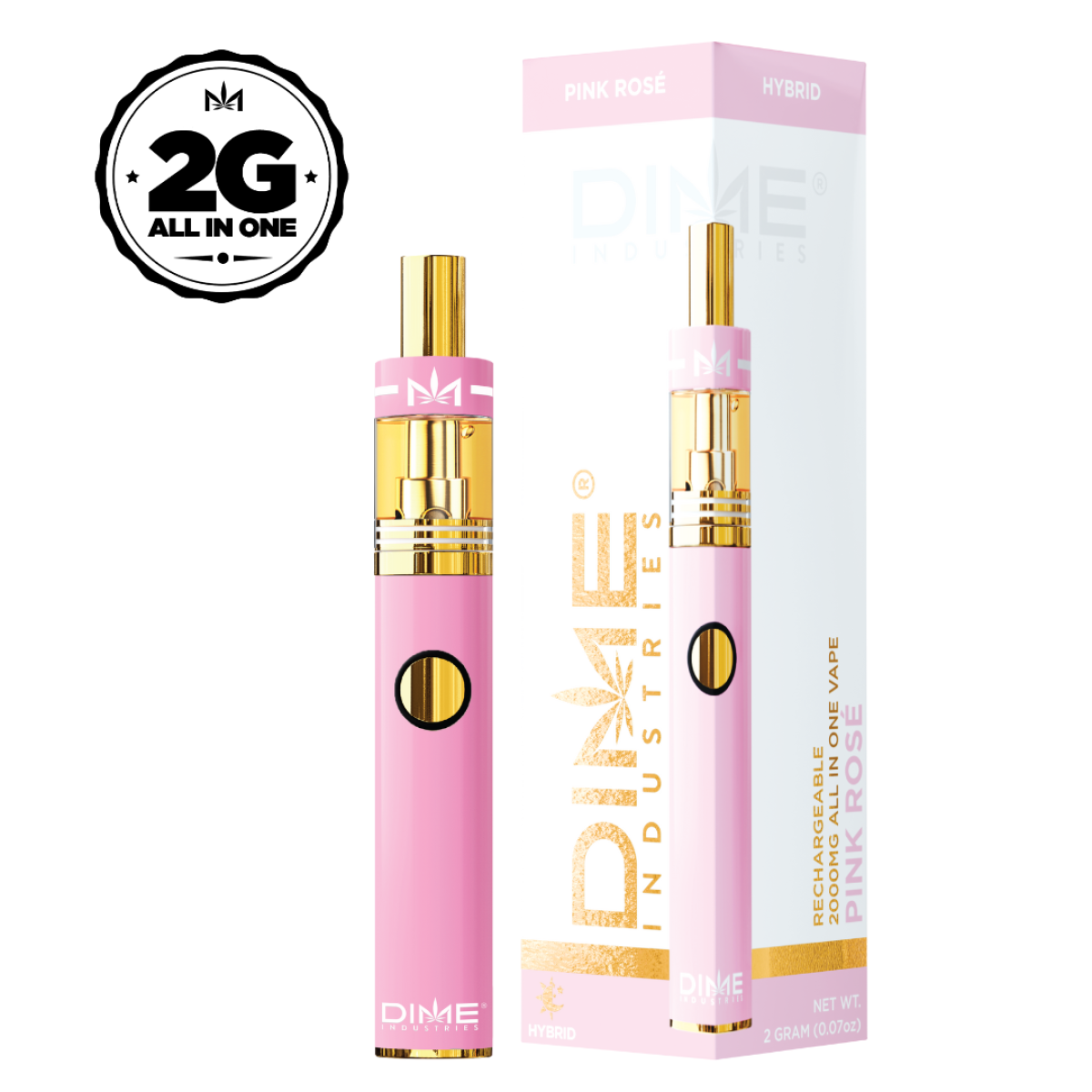 Photograph of product: Vape Cart Disposable - Pink Ros