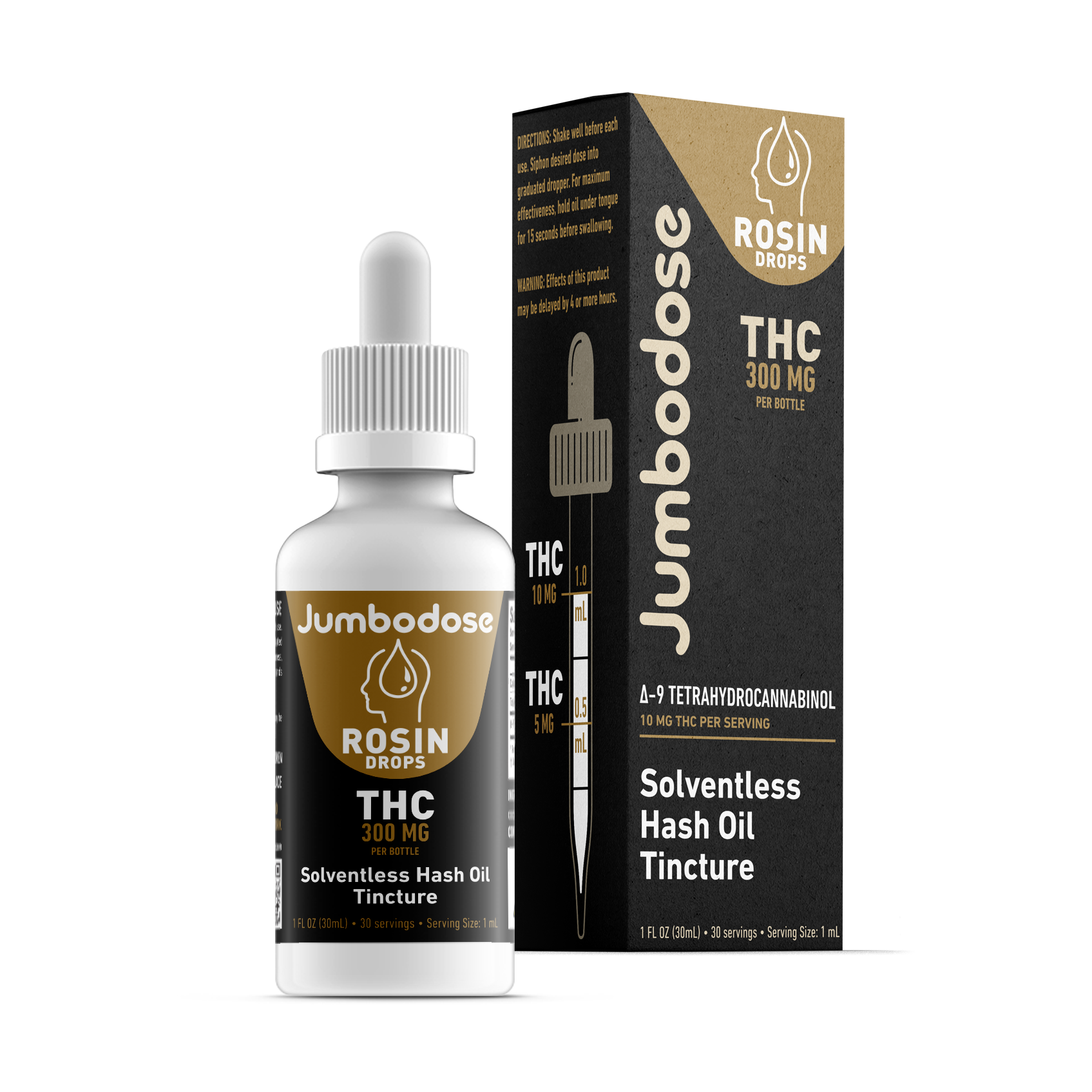 Photograph of product: Jumbodose Rosin Drops Solventless au chocolat Oil
