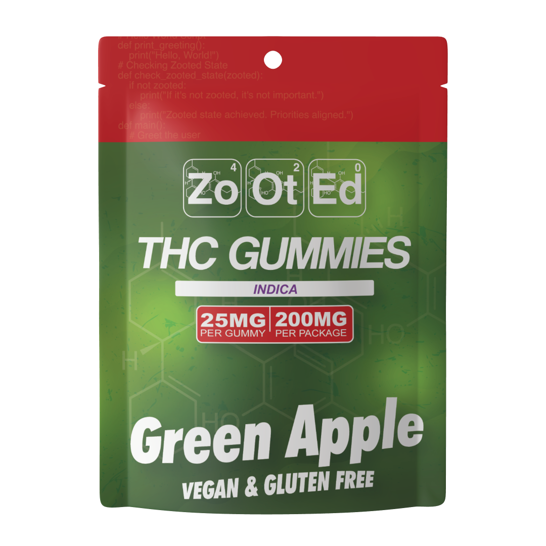 Photograph of product: Green Apple Gummies