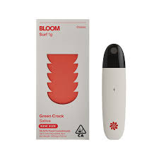 Photograph of product: Bloom Surf - Disposable - Green Crack - 1G