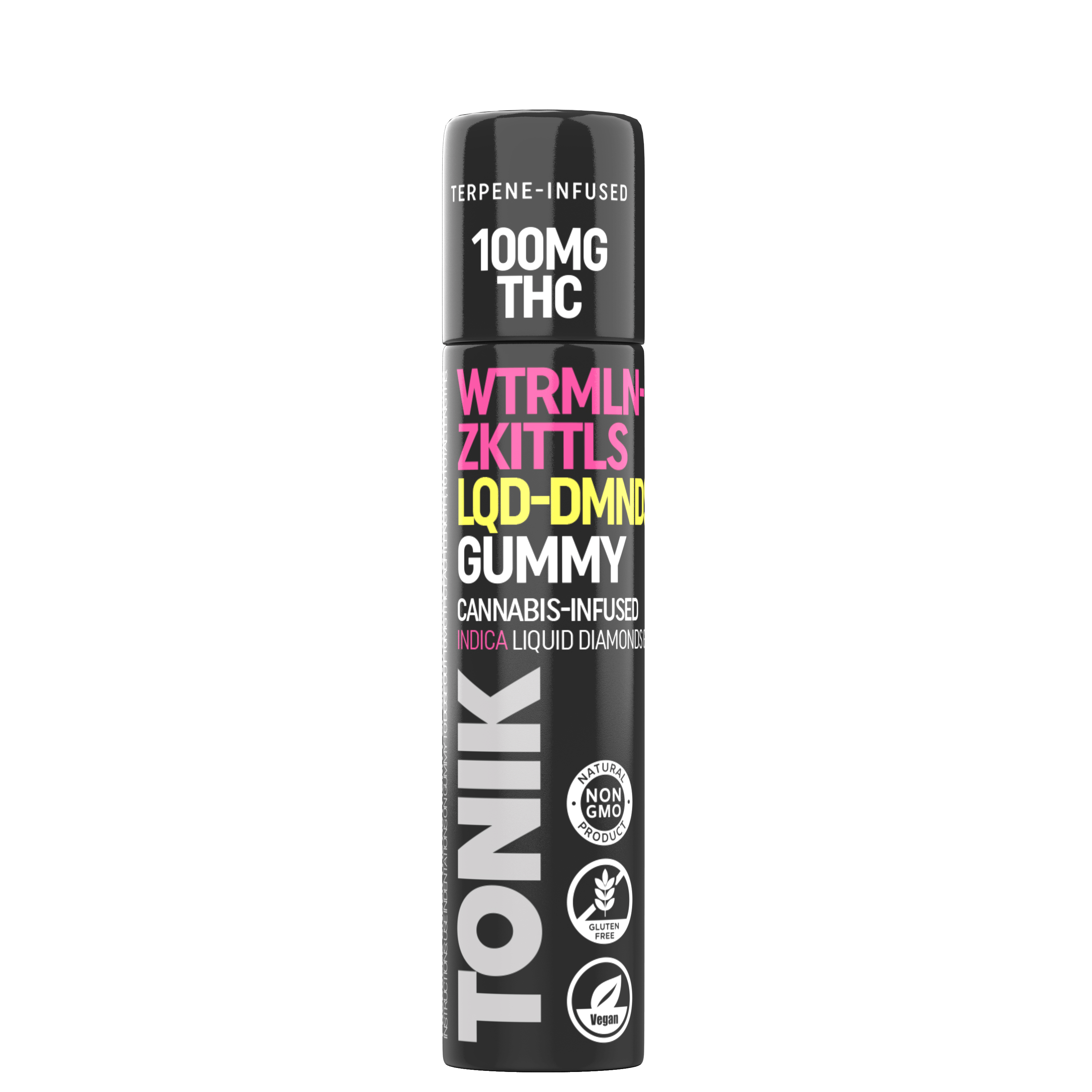 Photograph of product: Watermelon Zkittles Liquid Diamond Vegan Gummy Stick (100mg)