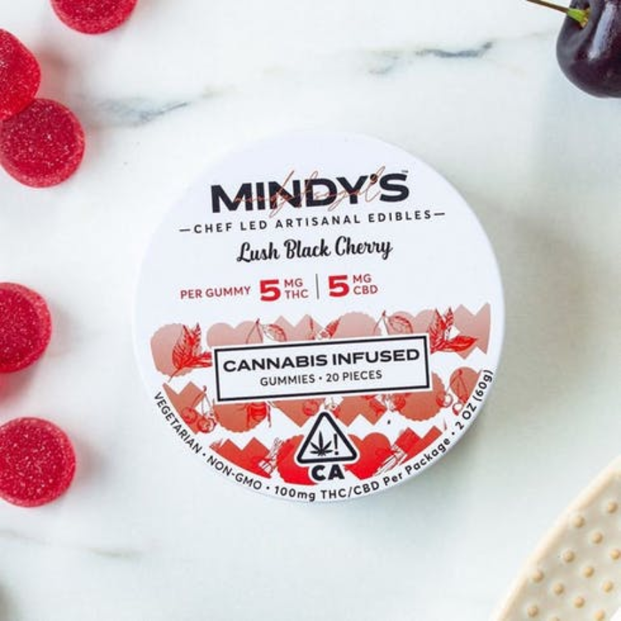 Photograph of product: Mindy's 1:1 Lush Black Cherry Gummies 20pk (TH-oui:CBD)