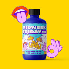Photograph of product: Midweek Friday | Drink | Orange Float | 4 oz 100mg