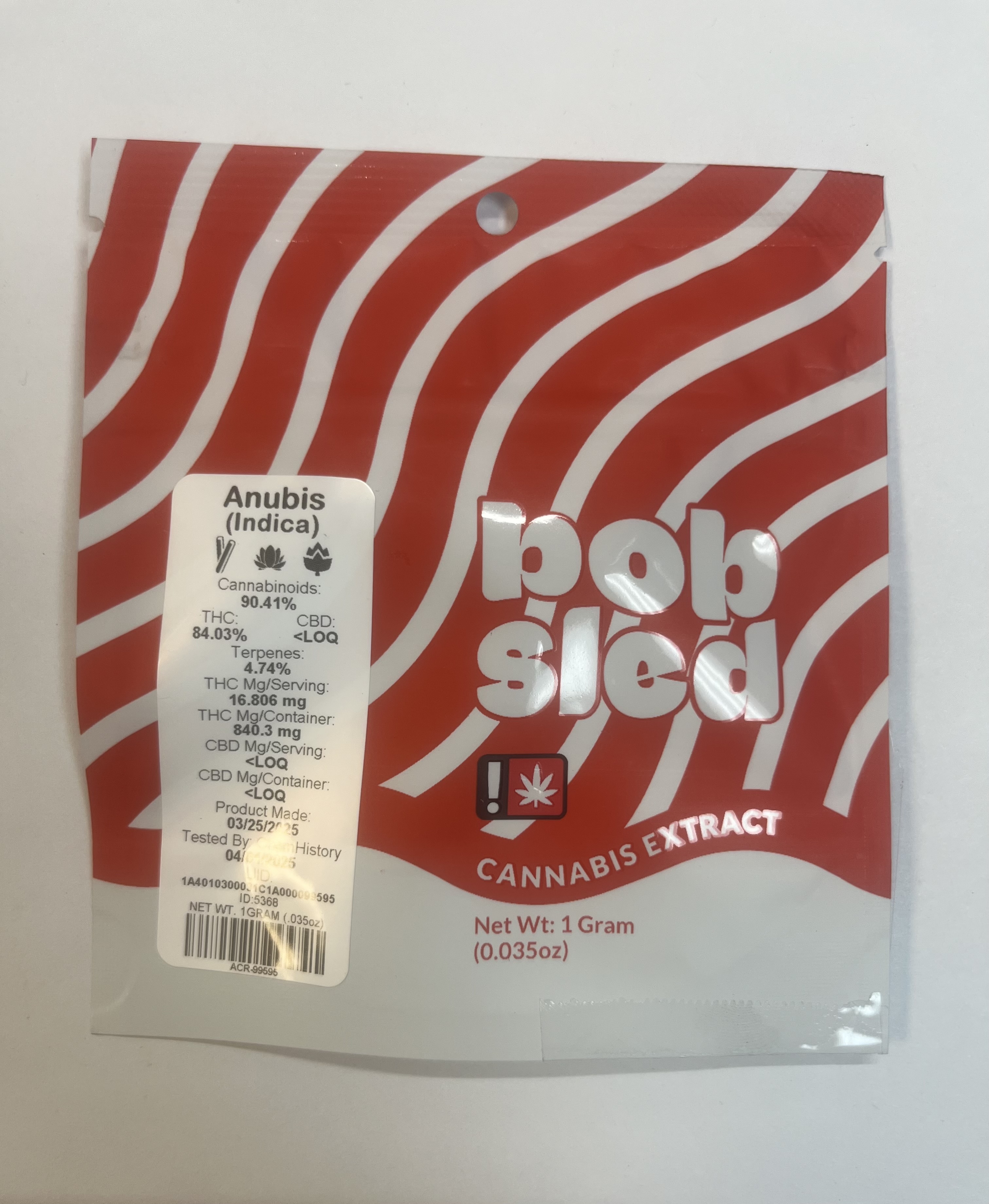 Photograph of product: Anubis Cured Resin Cart - Bobsled