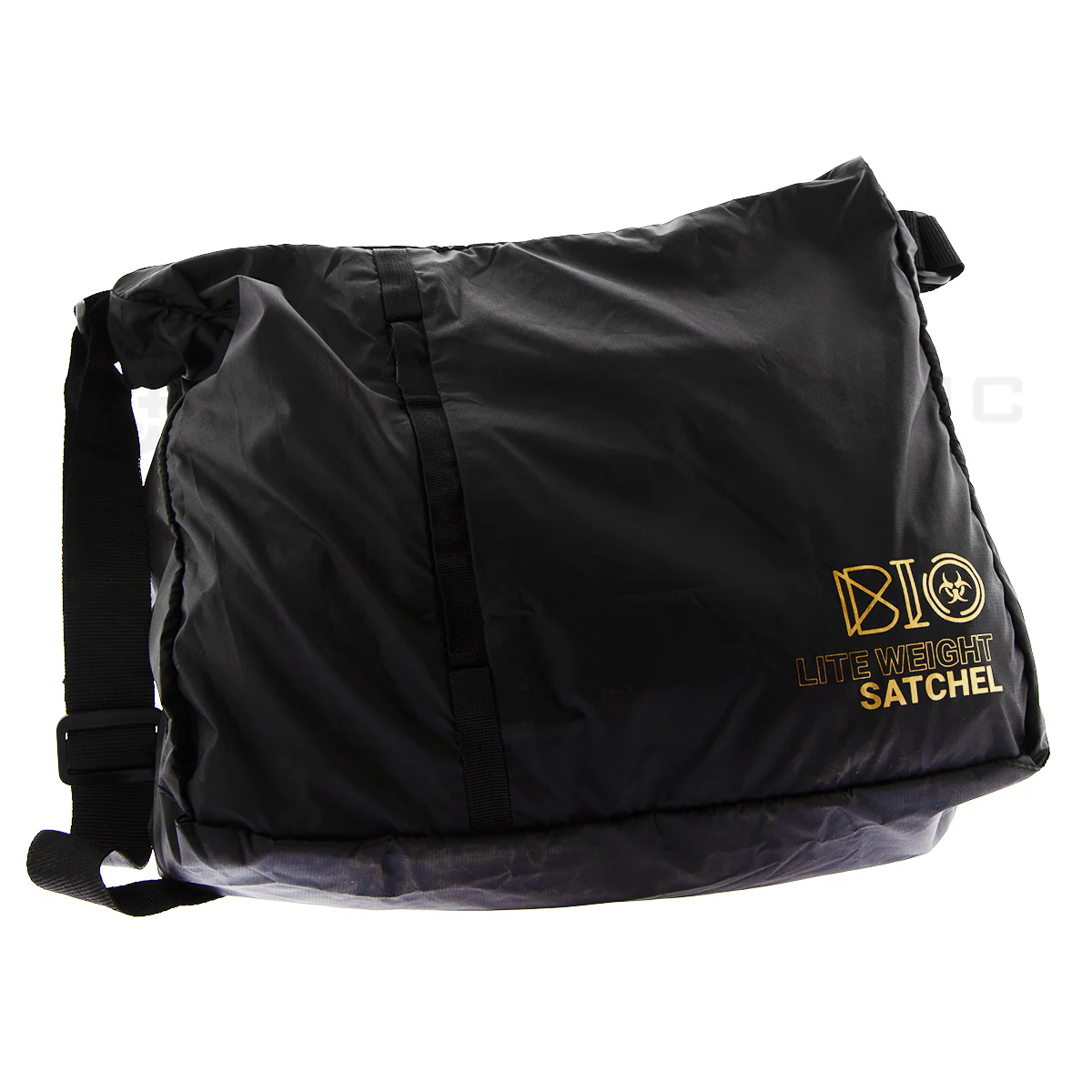 Photograph of product: BIO Glass Lite Weight Satchel Matte Gold Logo