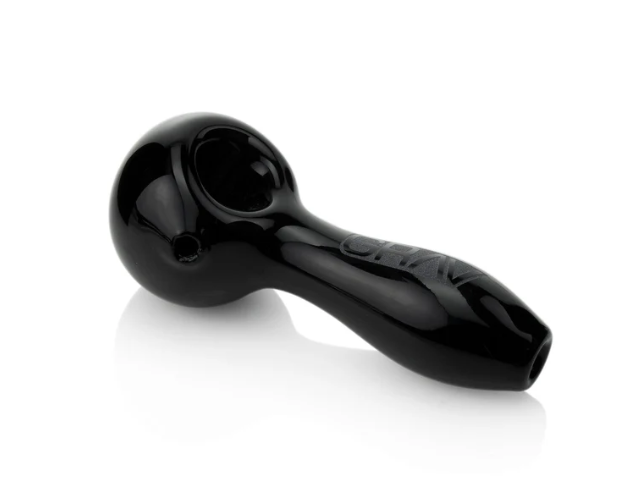 Photograph of product: GRAV - GLASS - CLASSIC SPOON - BLACK
