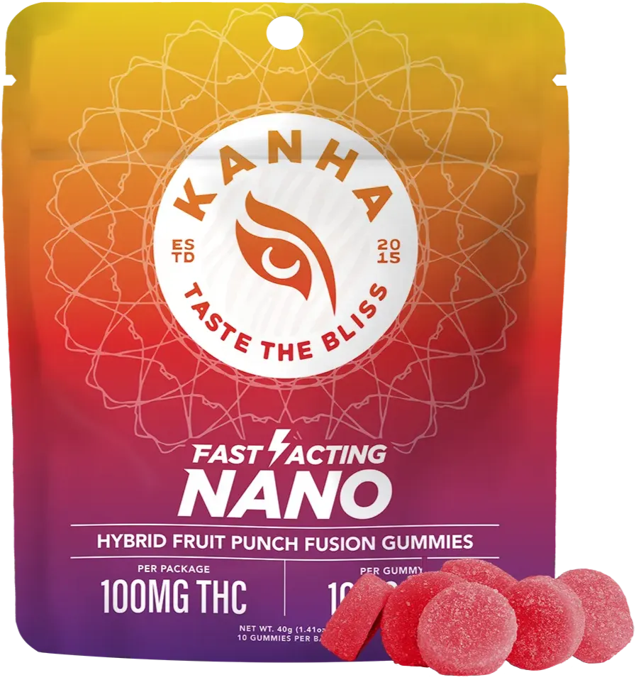 Photograph of product: Gummy Fruit Punch Fusion  NANO | 100mg
