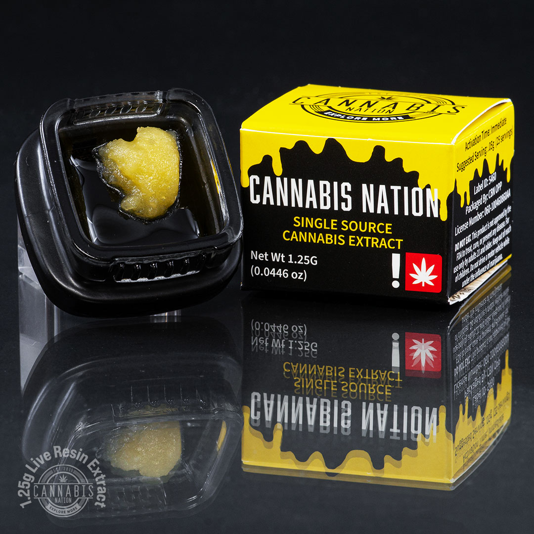 Photograph of product: Live Resin | GMO | 1.25g
