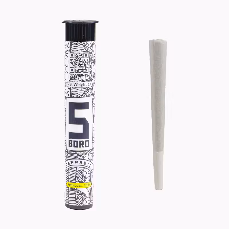 Photograph of Product: 5 boro Pre Roll | 1g | Forbidden Fruit