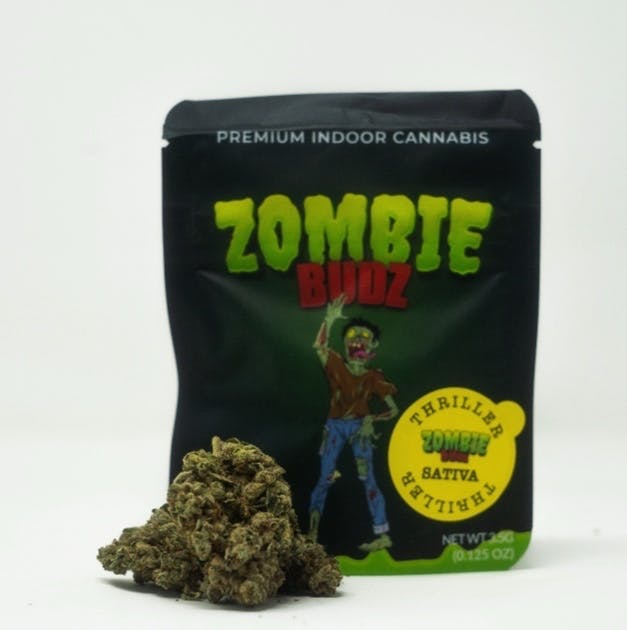 Photograph of product: ZOMBIE BUDZ 3.5G THRILLER