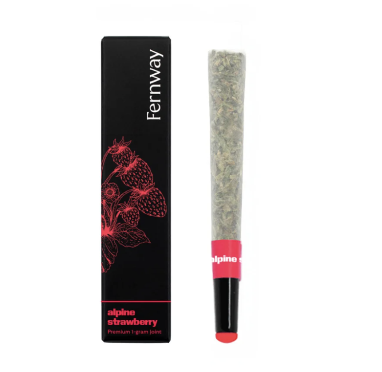 Photograph of product: Alpine Strawberry 1g Preroll