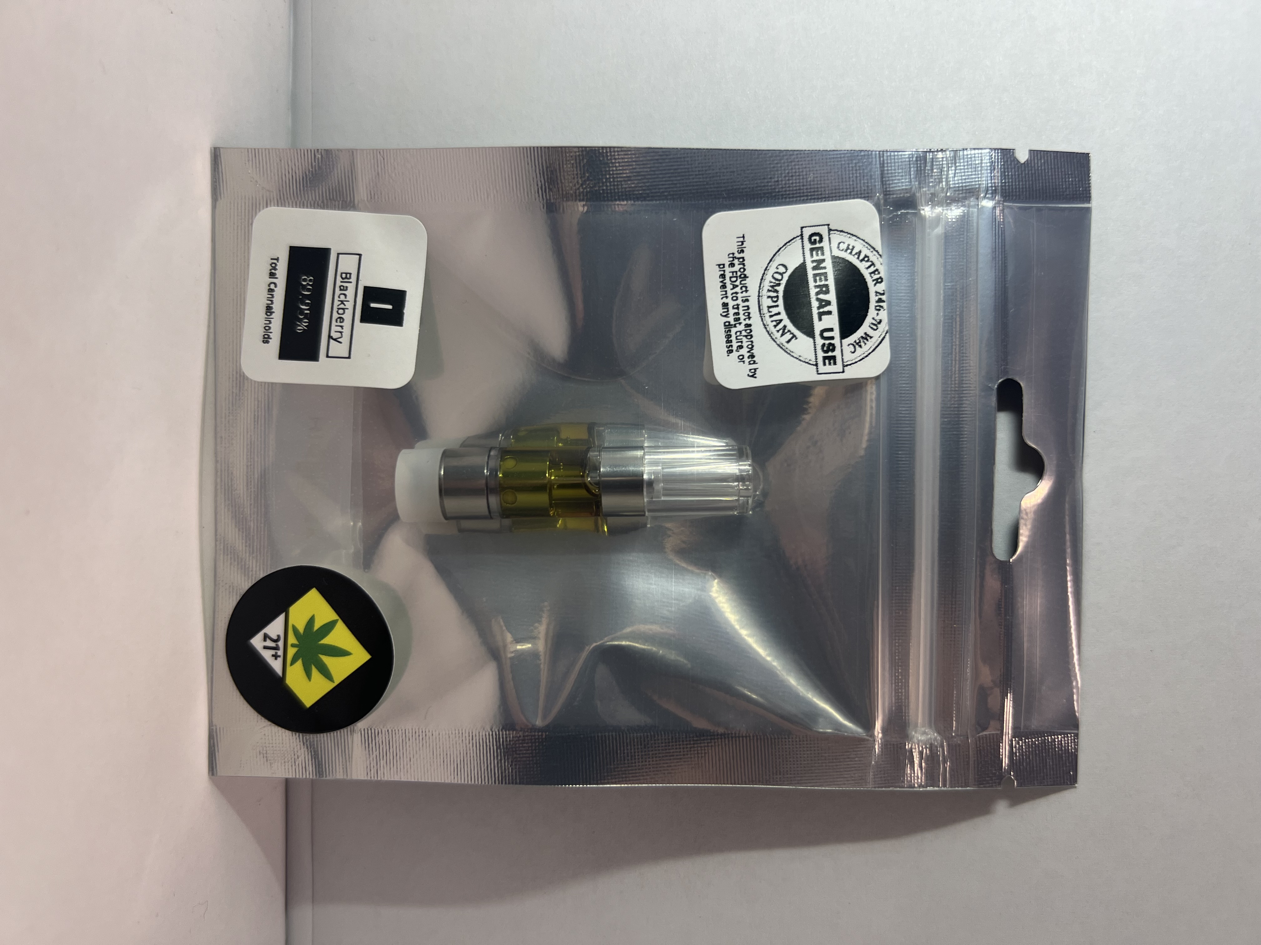 Photograph of product: Blackberry | Vape Cartridge