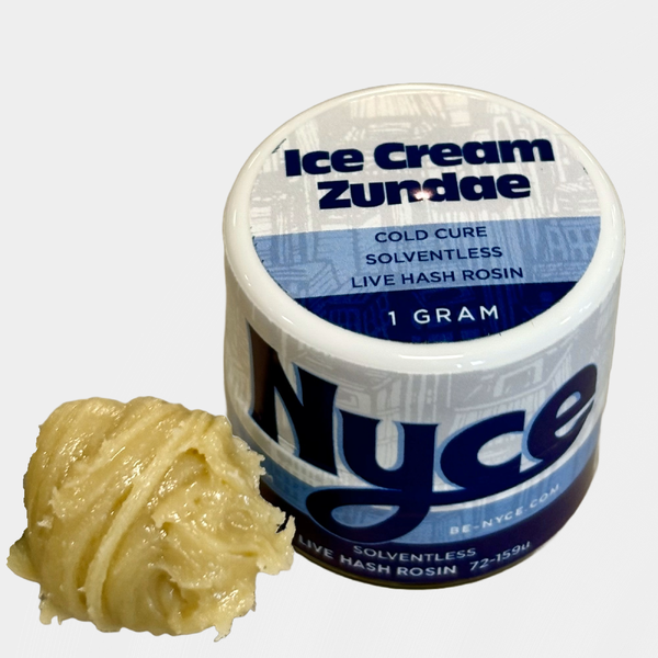 Photograph of Product: Solventless Live Hash Rosin - Ice Cream Zundae