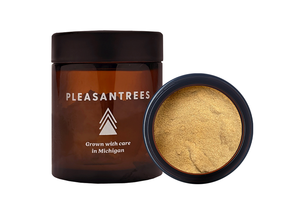 Photograph of product: Pleasantrees | Bubble au chocolat Jar | Guava Runtz x Moonbow