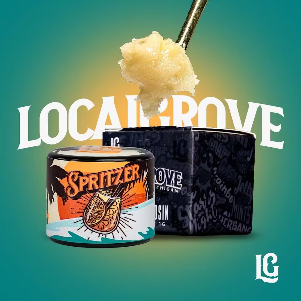 Photograph of product: Local Grove: Spritzer Live au chocolat Rosin 1G