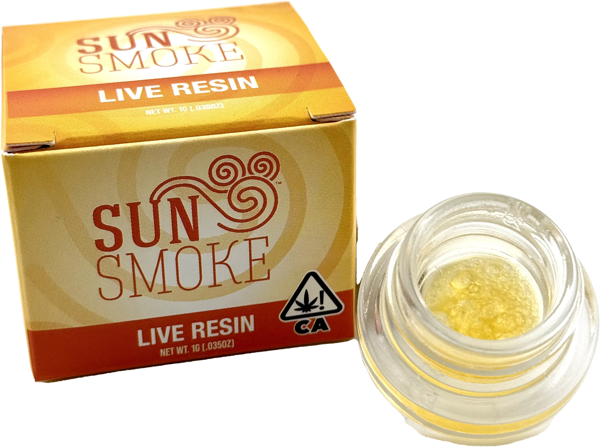 Photograph of product: SUNSMOKE: GOLDEN SLUMBER 1G LIVE RESIN WET DIAMONDS