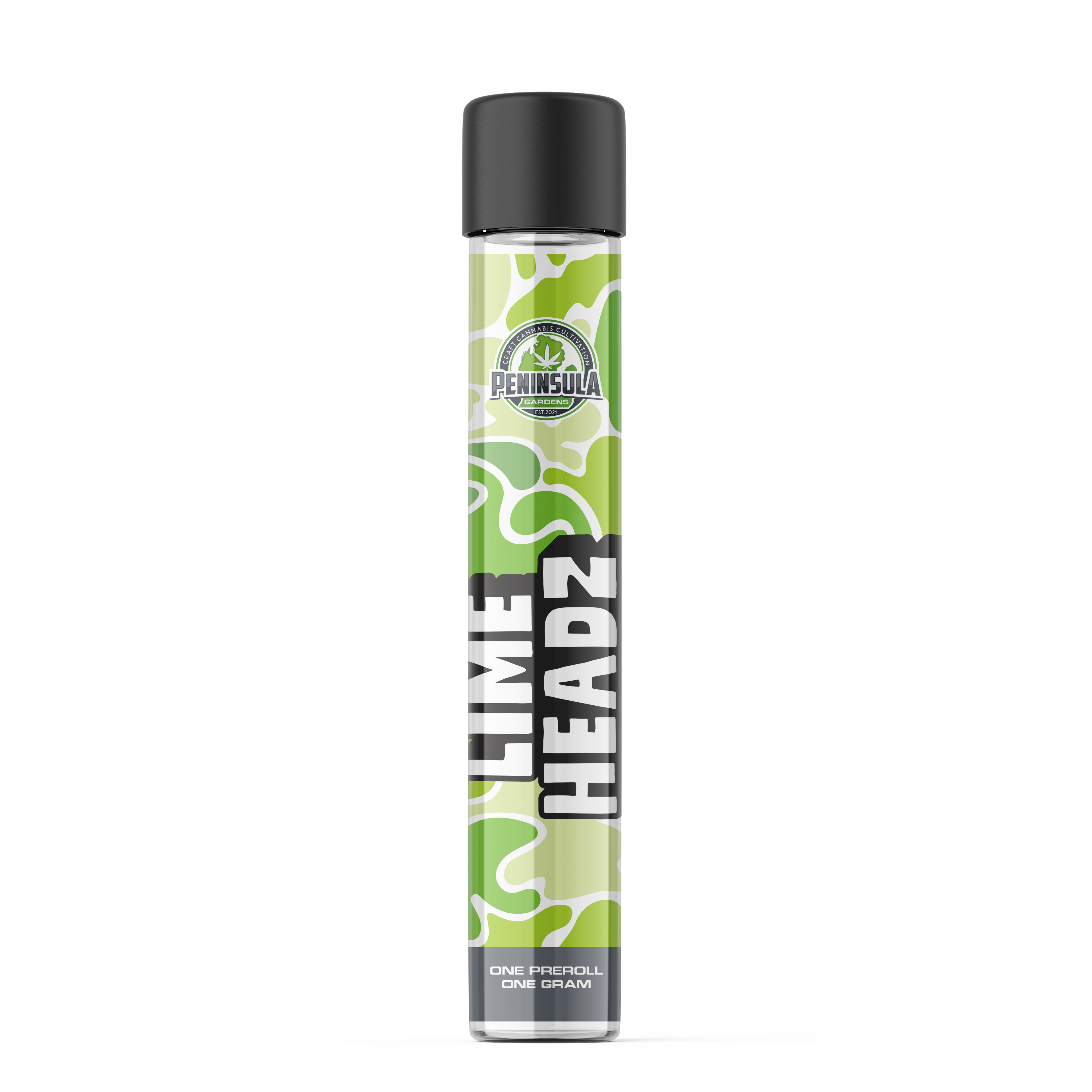 Photograph of Product: Peninsula - 1g Pre-Roll - Lime Headz
