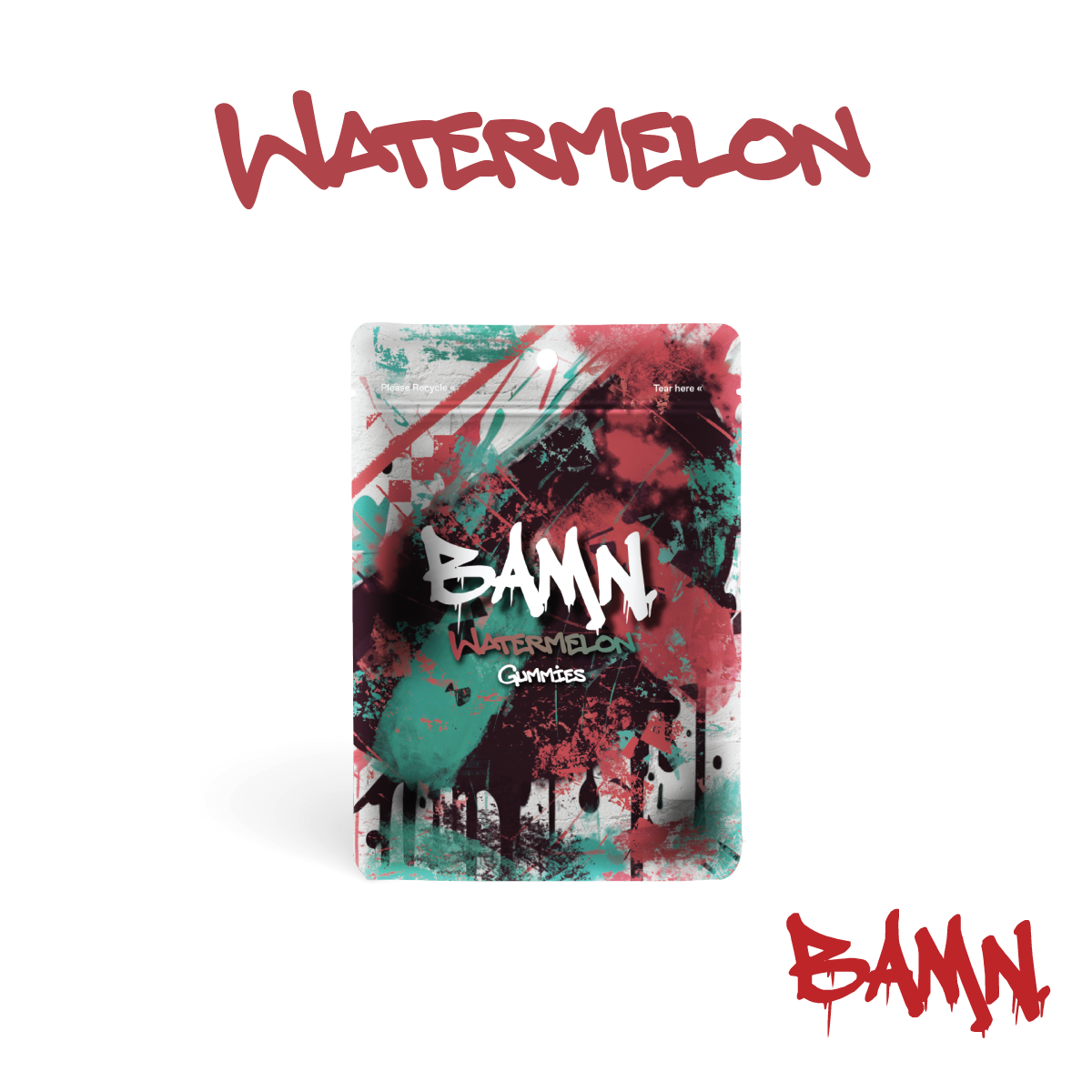 Photograph of product: BAMN Watermelon Gummies | 200mg