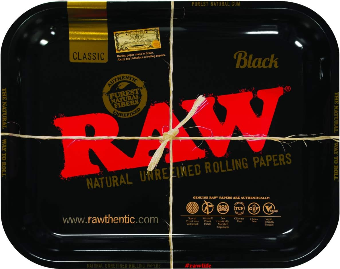 Photograph of product: Raw Rolling Tray - Large - Black