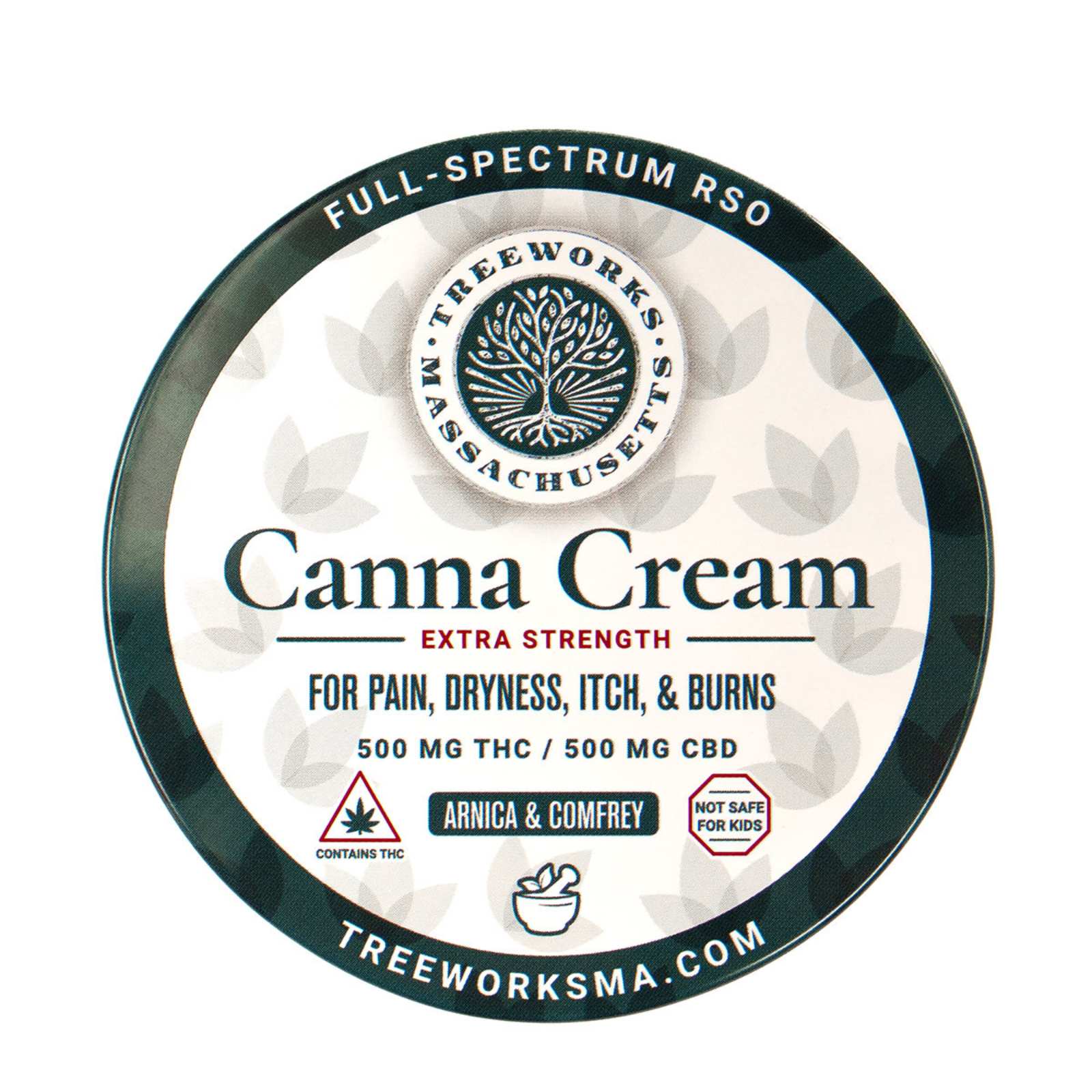 Photograph of product: Extra Strength Full Spectrum RSO Canna Cream (1:1 CBD:TH-oui)
