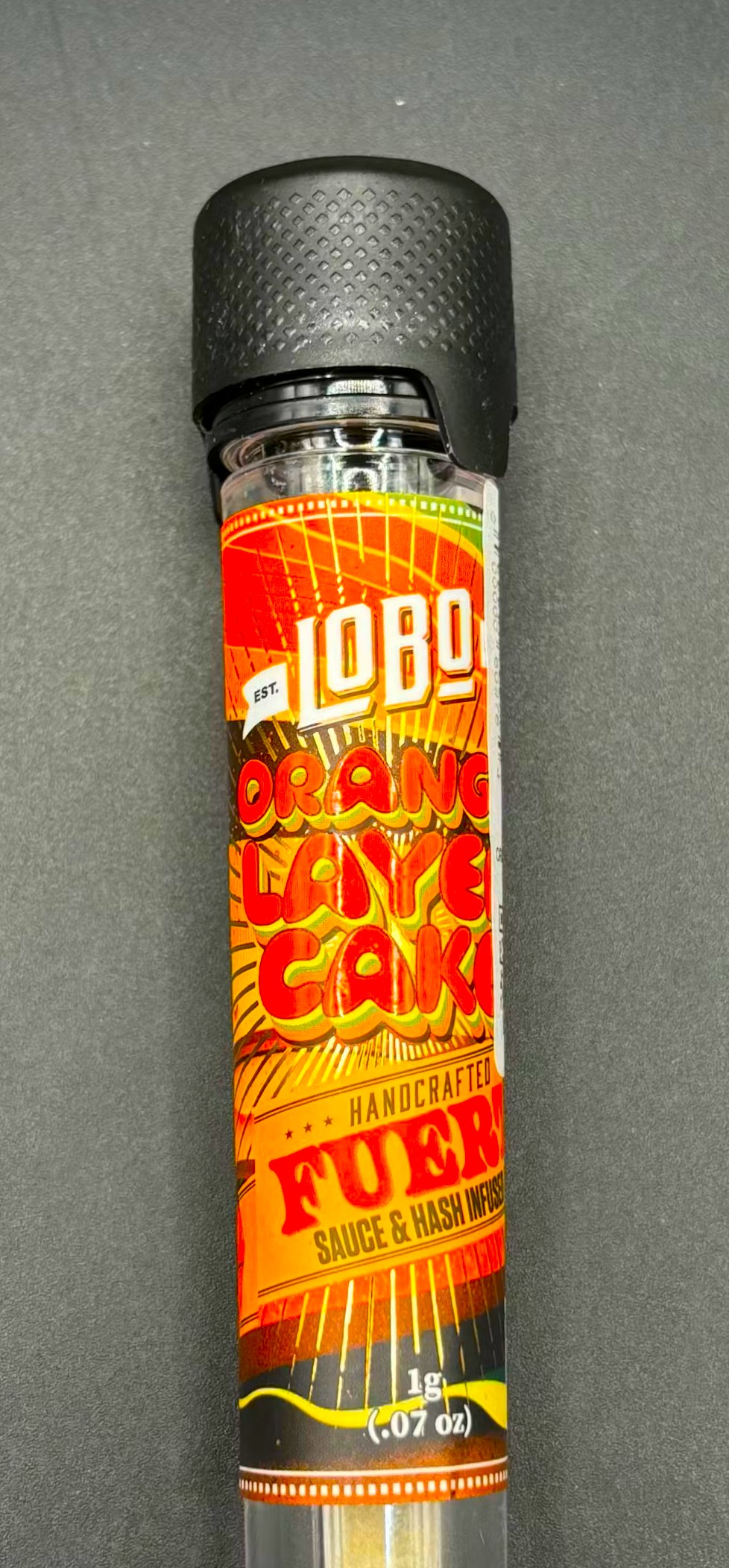 Photograph of product: LoBo | Orange Layer Cake | Oui'd | Fuerte | Infused Joint