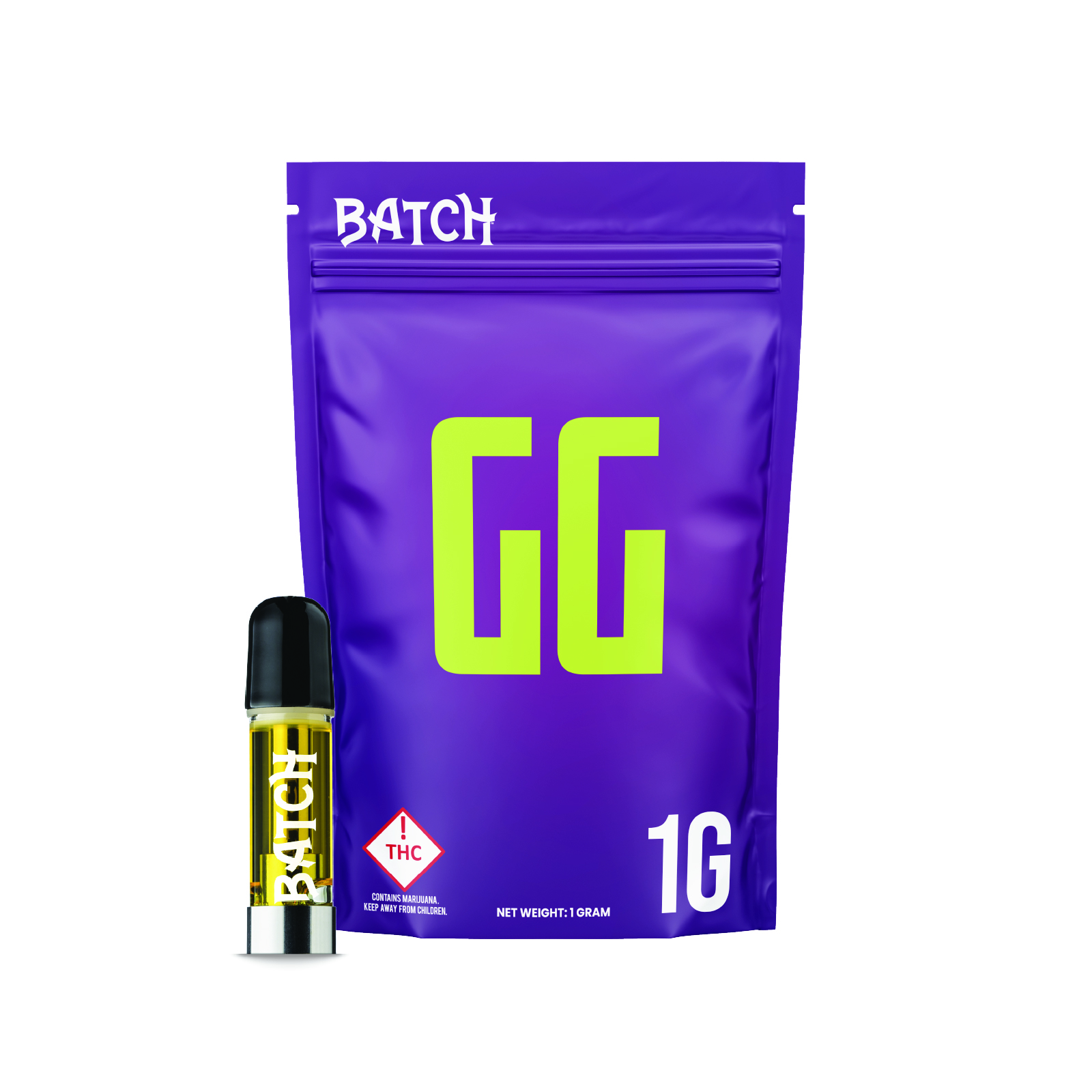 Photograph of product: Batch | Cartridges | Natural Terpenes GG | 1 g