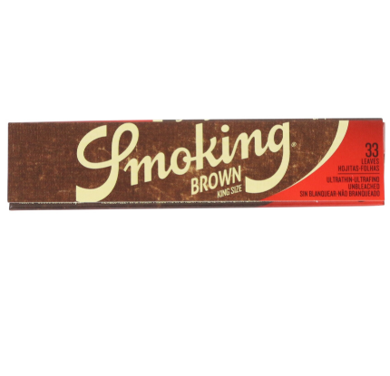 Photograph of product: Smoking Brown King Size Unbleached 50/33