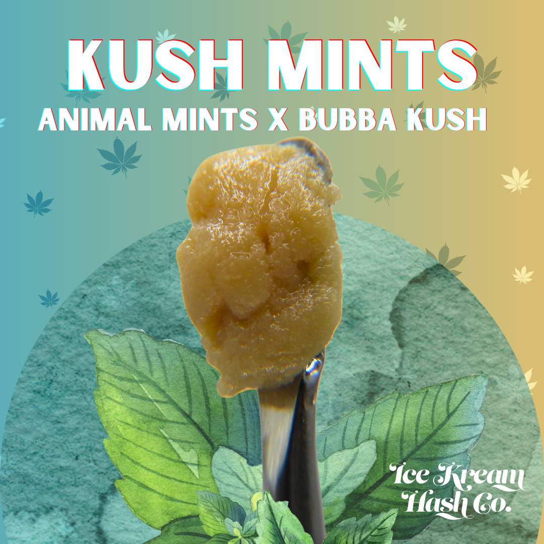 Photograph of product: Kush Mints 1g Live Rosin