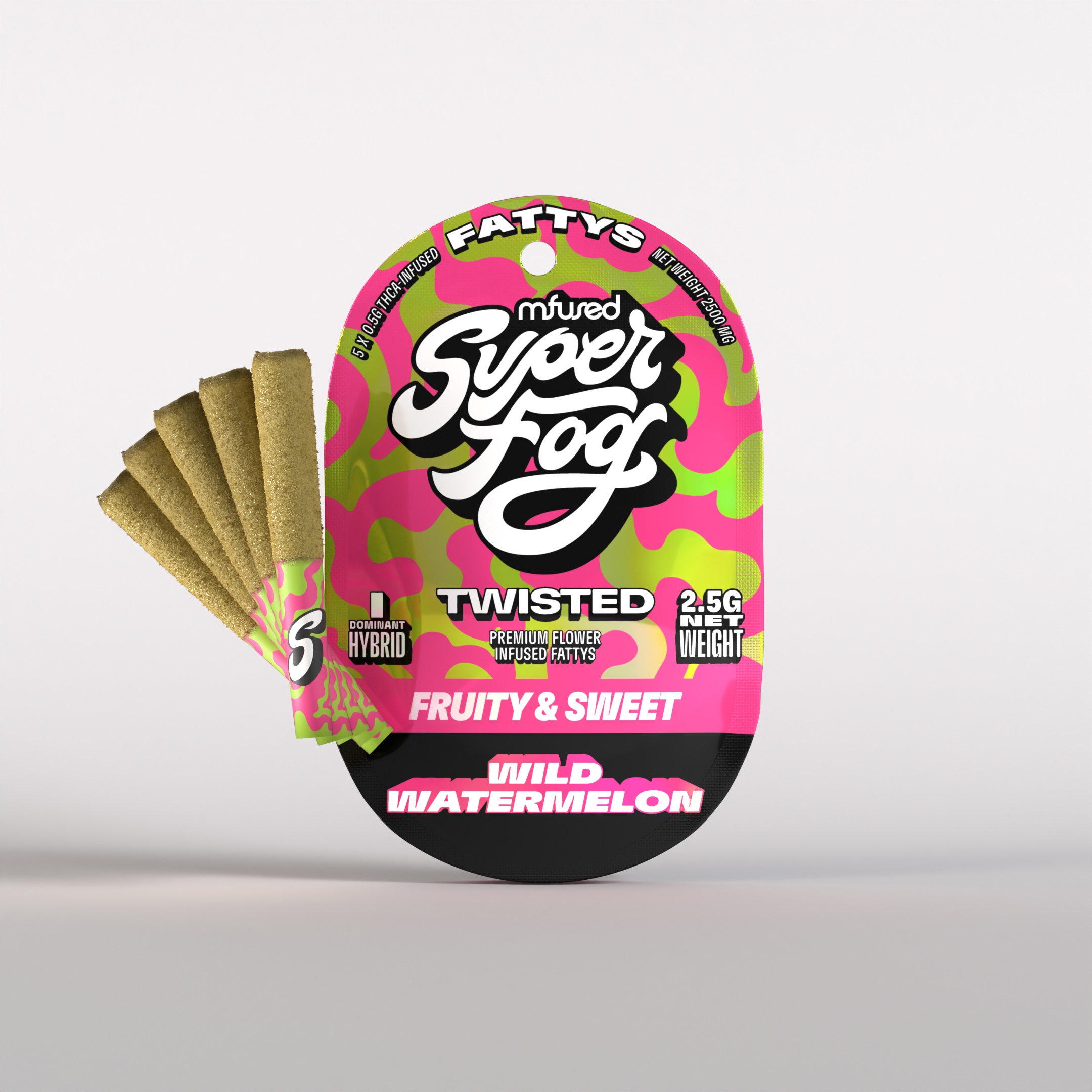 Photograph of Product: Wild Watermelon Infused Pre-Roll | 5 x 0.5g