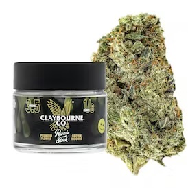 Photograph of product: CLAYBOURNE CO. - FLOWER - - Oui'd - MANGO HAZE - 3.5g