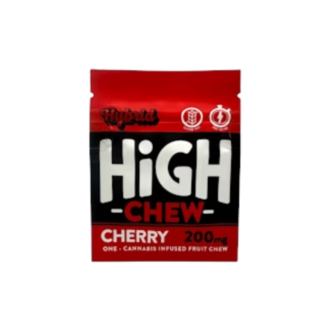 Photograph of product: High Chew - 200mg Gummies - Cherry