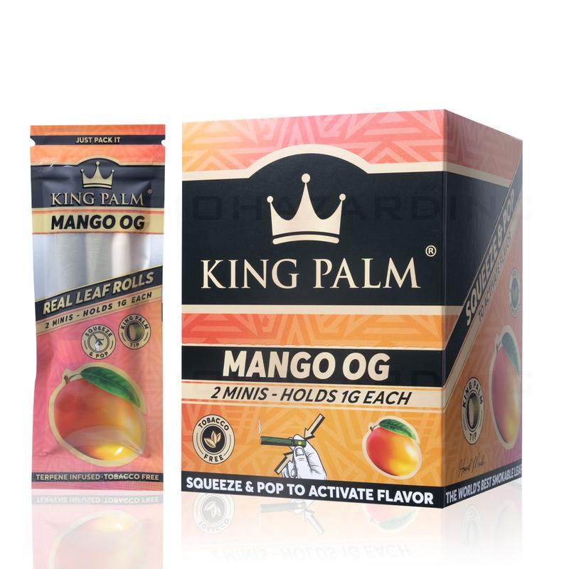 Photograph of product: King Palm - Mango OG - Mini Blunt Wrap 2pk