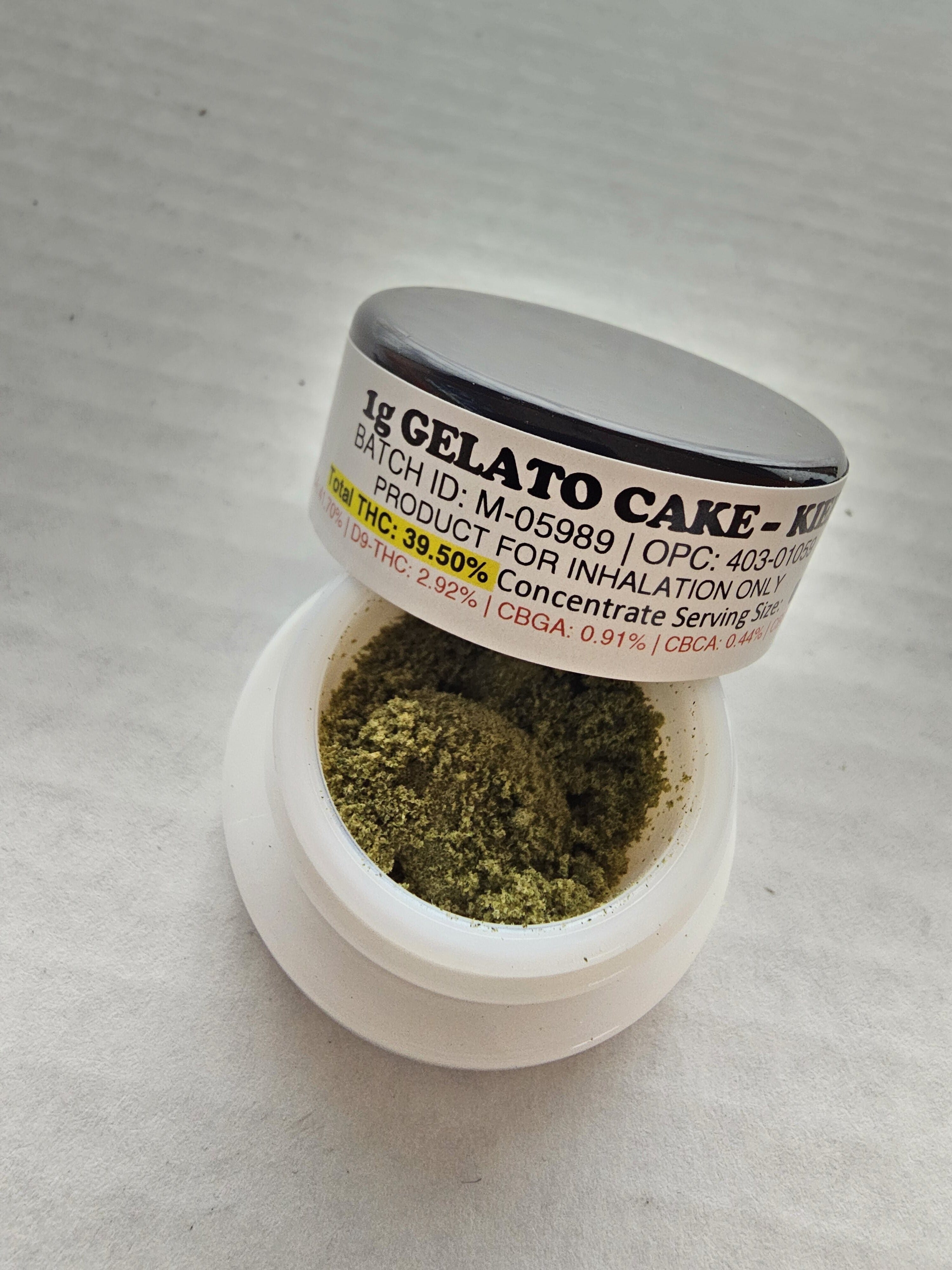 Photograph of product: Kief 1 Gram - Gelato Cake