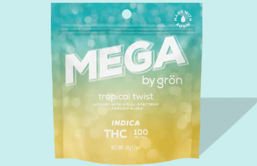 Photograph of product: Gron Mega | Tropical Twist | 10mg TH-oui