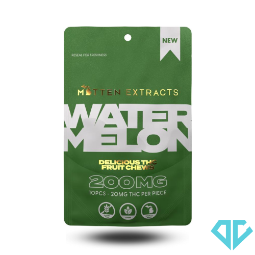 Photograph of product: Mitten Extracts Watermelon Gummies 200mg