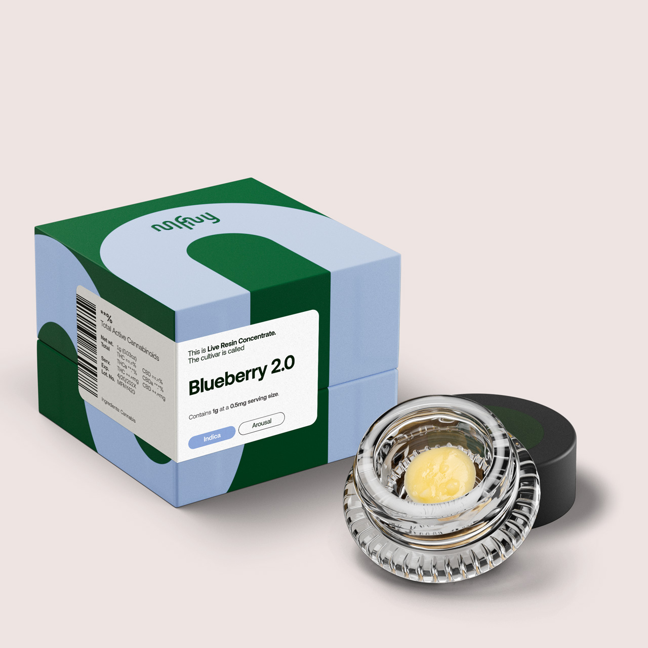 Photograph of product: MFNY | Blueberry 2.0 | Badder 1G