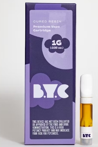Photograph of product: Bless Your Cottons - LullabieZ - 1g - Cured Resin - Vape Cartridge