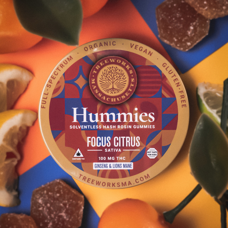 Photograph of product: Focus Citrus | 100mg 10 Pieces