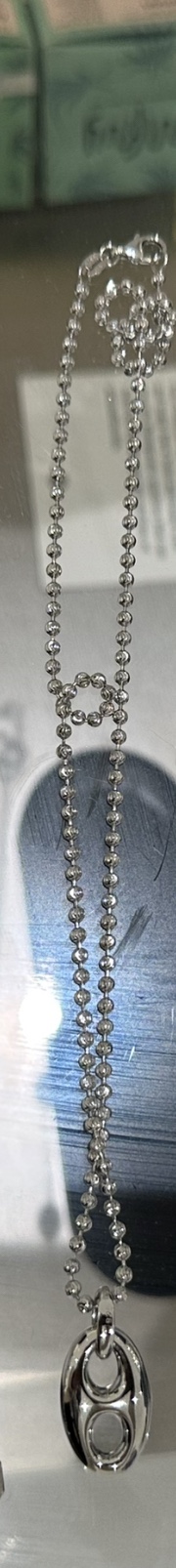 Photograph of product: Brooklyn or Bust | Double Loop Charm Necklace