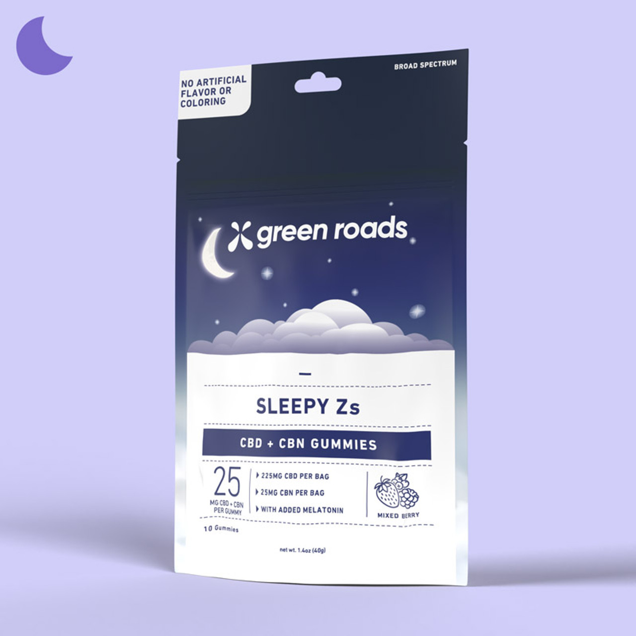 Photograph of product: Green Roads | Sleepy Zs | CBD | Gummies | 225mg