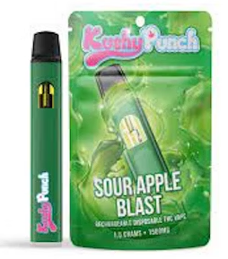 Photograph of product: Disposable Pen [RECHARGEABLE] | Kush Punch | Sour Apple Blast
