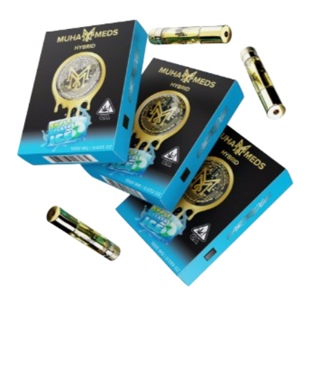 Photograph of product: APPLE GELATO ICE (H) 1G DISTILLATE CART