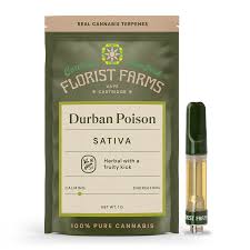 Photograph of product: Florist Farms | Durban Poison | 510 Vape Cartridge | 1g