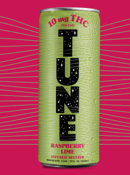 Photograph of product: Tune - TH-oui Seltzer - Raspberry Lime
