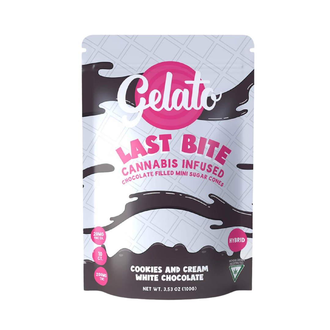 Photograph of product: Gelato | Cookies And Cream White Chocolate Last Bites | 10x20mg | 200mg