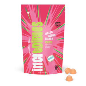 Photograph of product: Incredibles Gummy | Watermelon Smash | 100MG Gummies