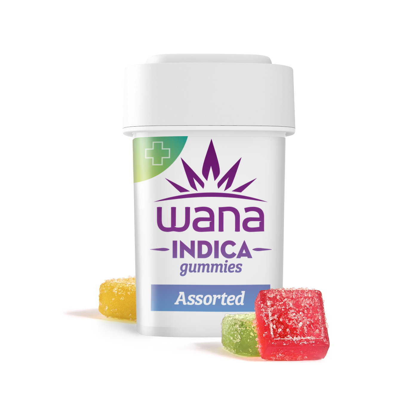 Photograph of product: Classic Assorted Flavors Indica Gummies (Medical High Dose) [10-Pack] | 200mg