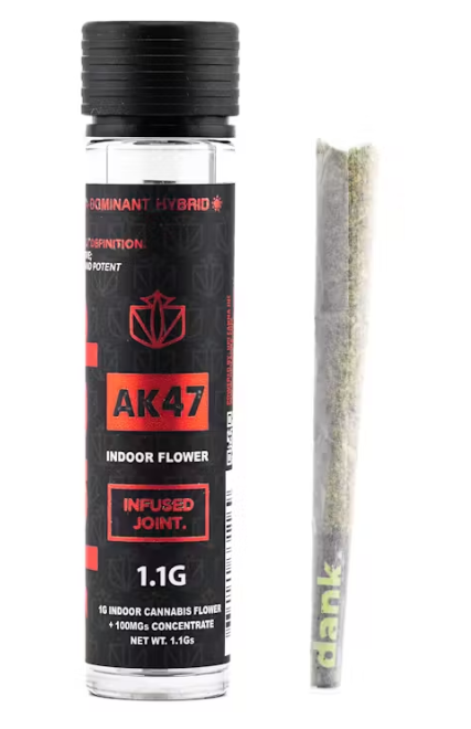 Photograph of Product: Dank | AK-47 | Infused Pre Roll | 1.1G |